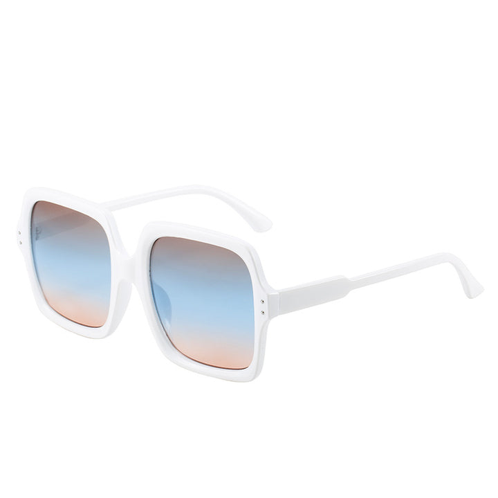 Ladies square fashionable sunglasses with polarized lenses Bowlift