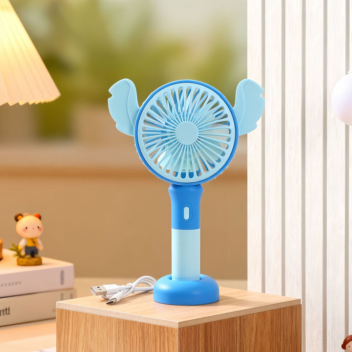 Ladies Hand Fan with Playful Design Bowlift
