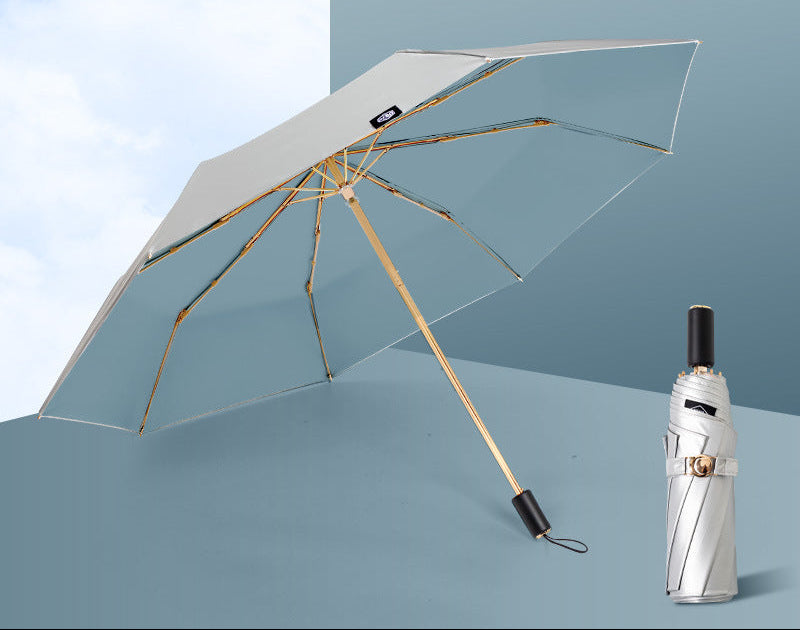 Ladies Foldable UV Protection Umbrella with Anti-Wind Technology Bowlift