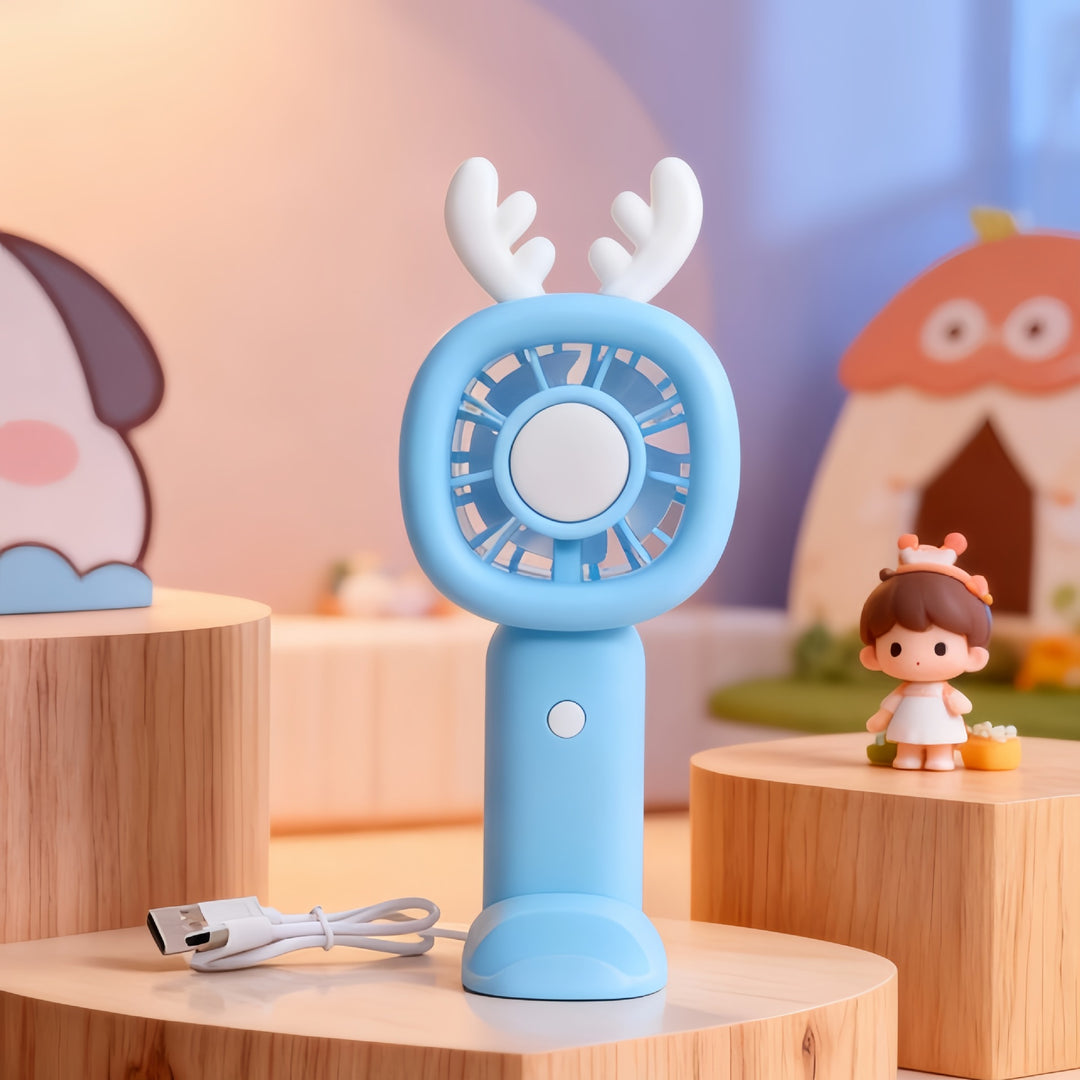 Women's portable creative fan with USB connection Bowlift