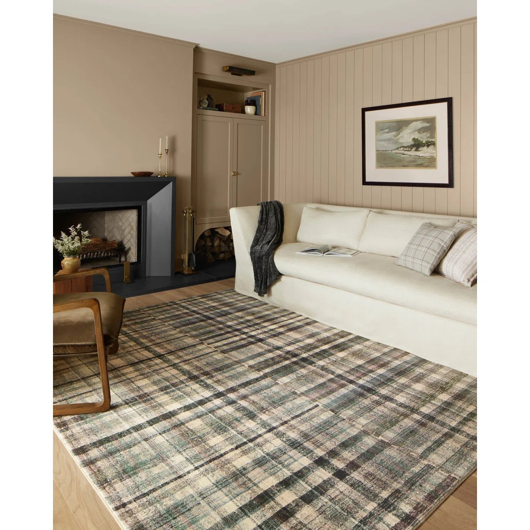 Botanical Print Area Rug