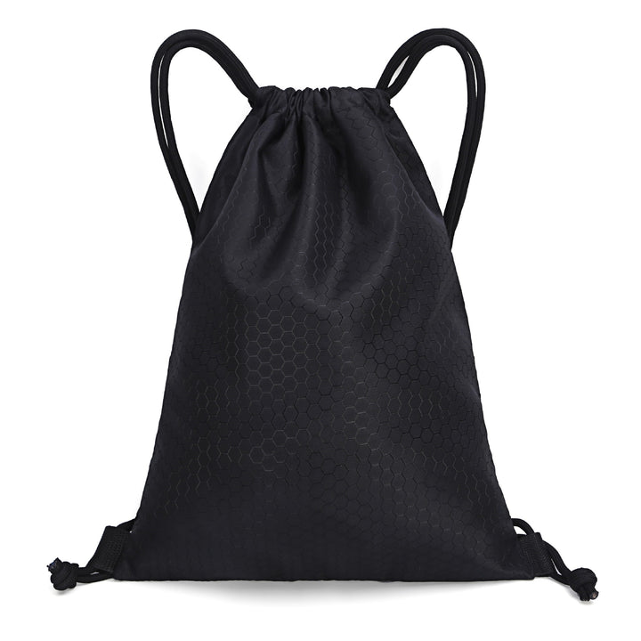 Honeycomb Texture Drawstring Backpack Bowlift