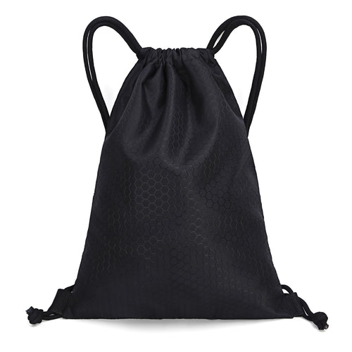 Honeycomb Texture Drawstring Backpack Bowlift