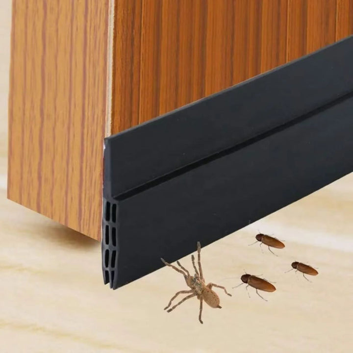 Self-Adhesive Flexible Door Sweep Weatherproof Seal Strip Bowlift