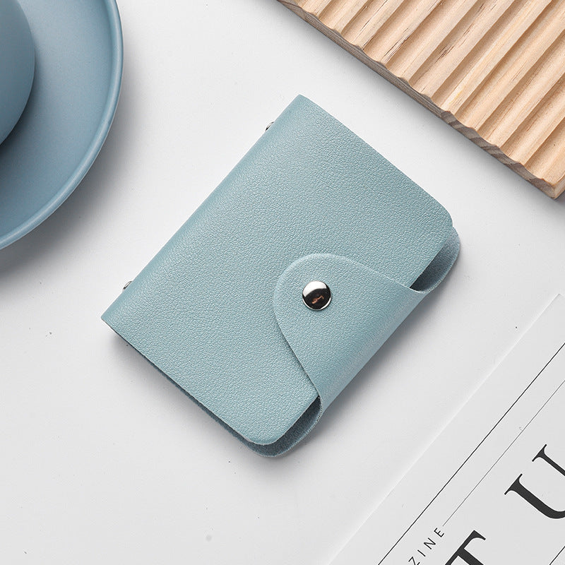 Compact Leather Cardholder Wallet Bowlift