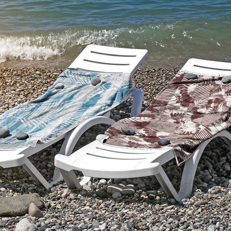 Beach towel made of skin-friendly microfiber with a creative pattern mix Bowlift