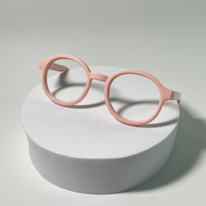 Vintage-Inspired Oval Frame Glasses Bowlift