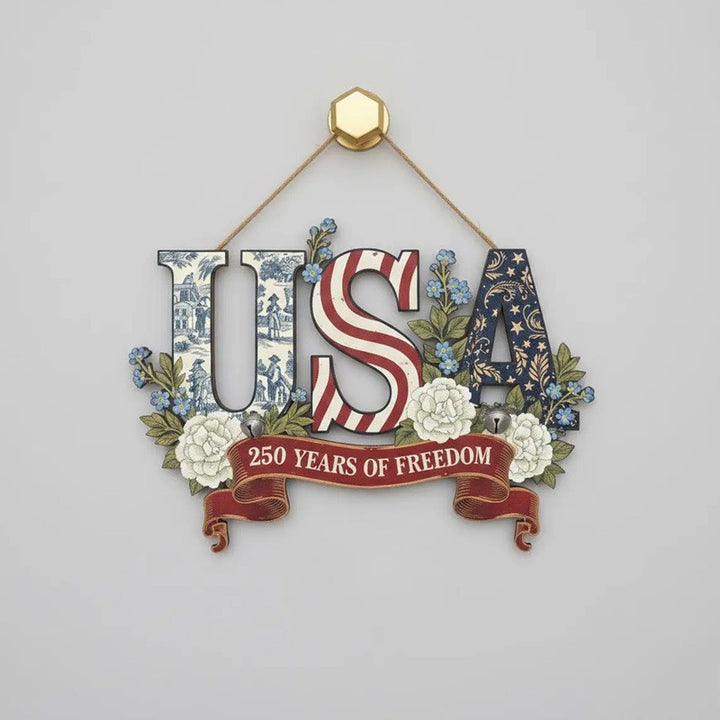 Unisex nan layered star wreath door decor with mixed ribbon bows and wooden accents Bowlift