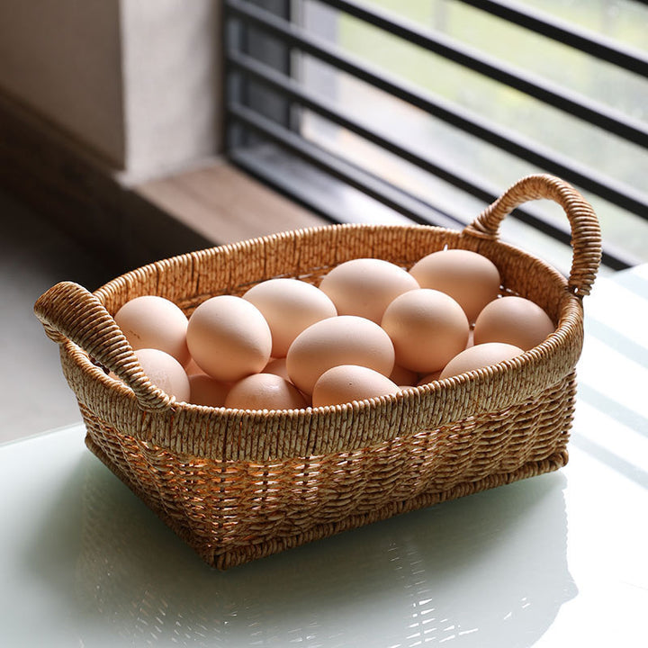 Handcrafted Decorative Woven Storage Basket Bowlift