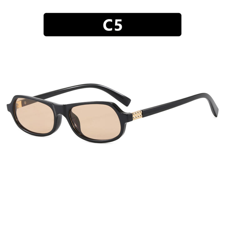 Ladies stylish fashionable sunglasses with golden accents Bowlift