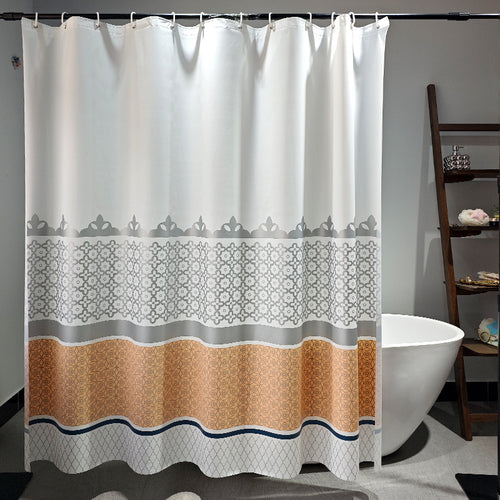 Stylish Geometric Shower Curtain Bowlift