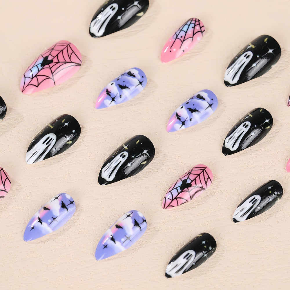 Creative Halloween Nail Art Design Bowlift