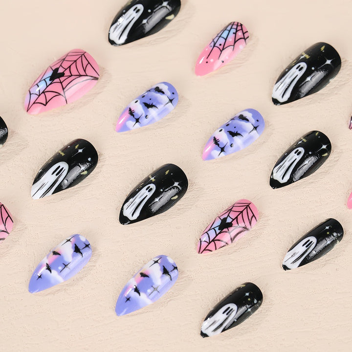 Creative Halloween Nail Art Design Bowlift