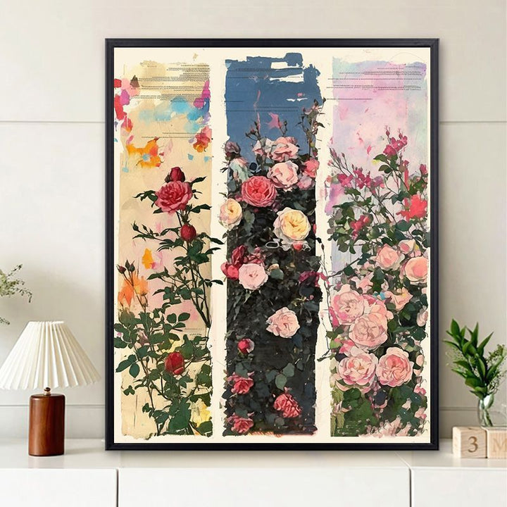 Vintage Floral Wall Art Bowlift