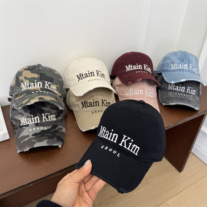 Men's Casual Camo Print Baseball Cap Bowlift