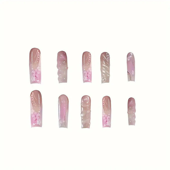 Artistic Floral Nail Enhancements Bowlift 1787977866