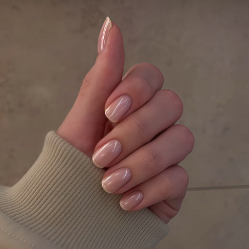 Elegant Glossy Press-On Nails Bowlift