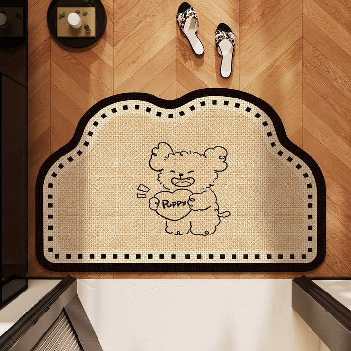 Cute Cartoon Animal Bath Mat Bowlift