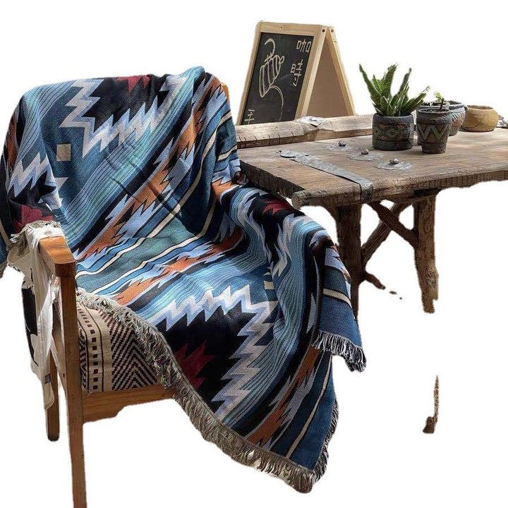 Cozy Tribal Throw Blanket