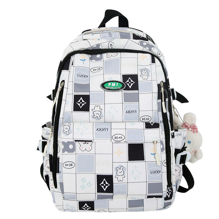 Cute Animal-Themed School Backpack Bowlift
