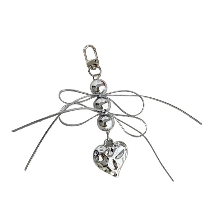 Heart-Embellished Keychain Bowlift