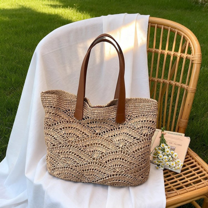 Generous Macrame Beach Bag Bowlift