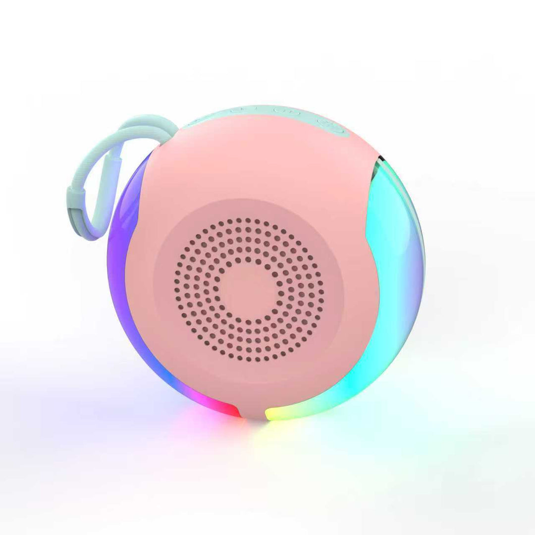 Unisex Portable Bluetooth Speaker with LED Light Effects Bowlift