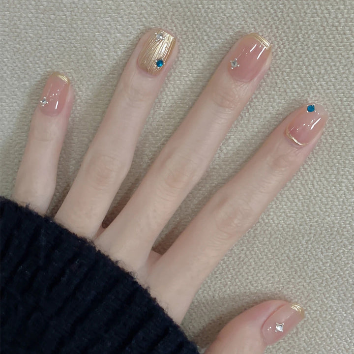 Elegant Sculpted Press-On Nails Bowlift