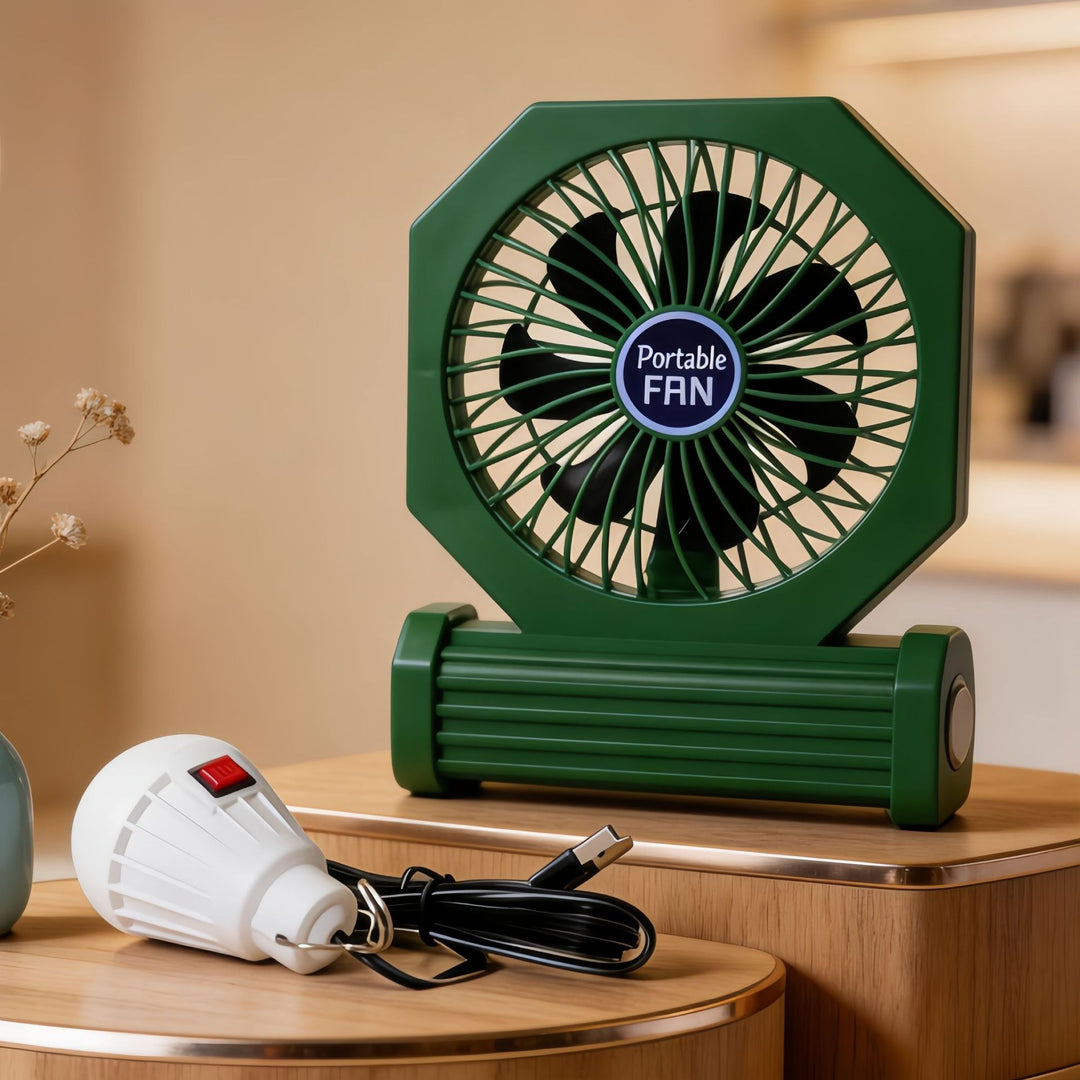 Women's Portable Table Fan with USB Connection Bowlift