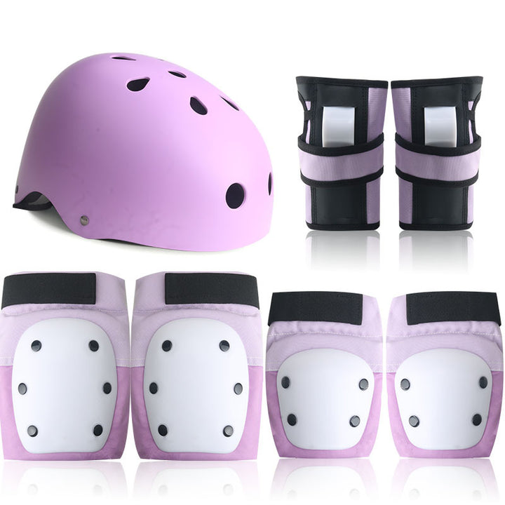 Safety Skating Helmet and Protective Gear Set Bowlift