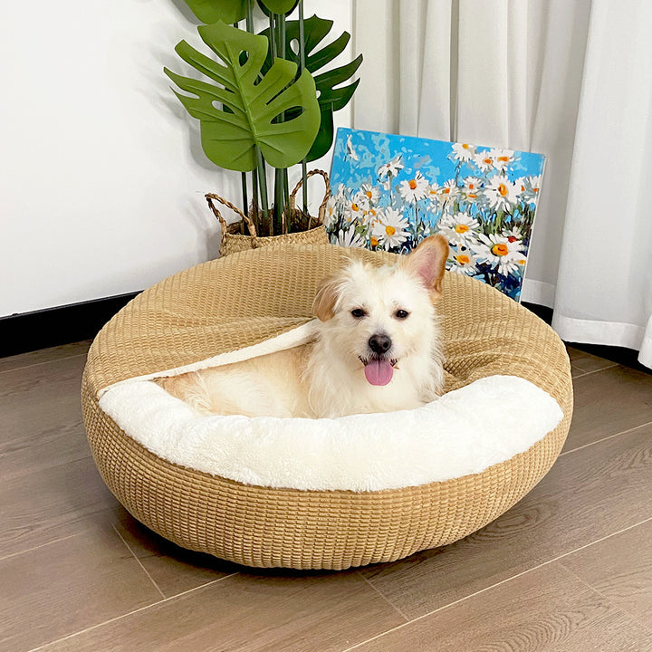 Luxurious Circular Plush dog Nest