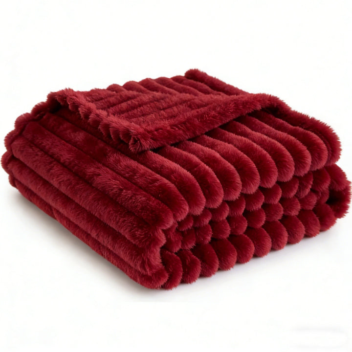 Cozy Plush Throw Blanket Bowlift