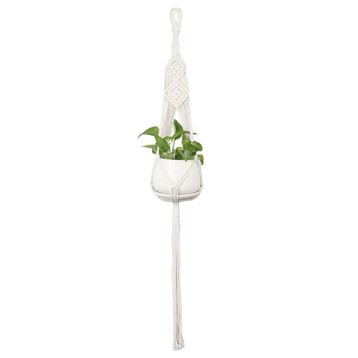 Plant-hanging macrame shelf Bowlift