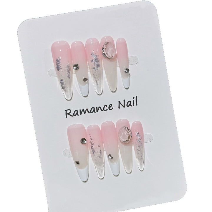 Elegant Press-On Nails Bowlift