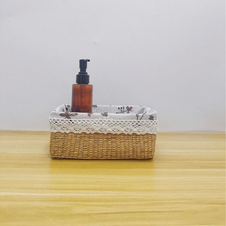 Decorative Woven Storage Basket Bowlift