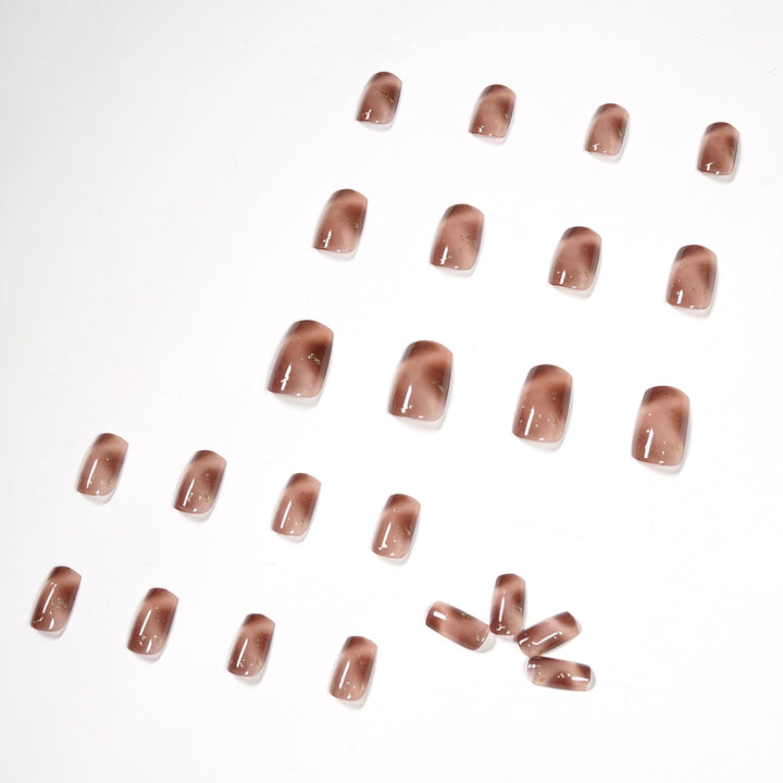 Artful nail art with ombre effect and glitter Bowlift