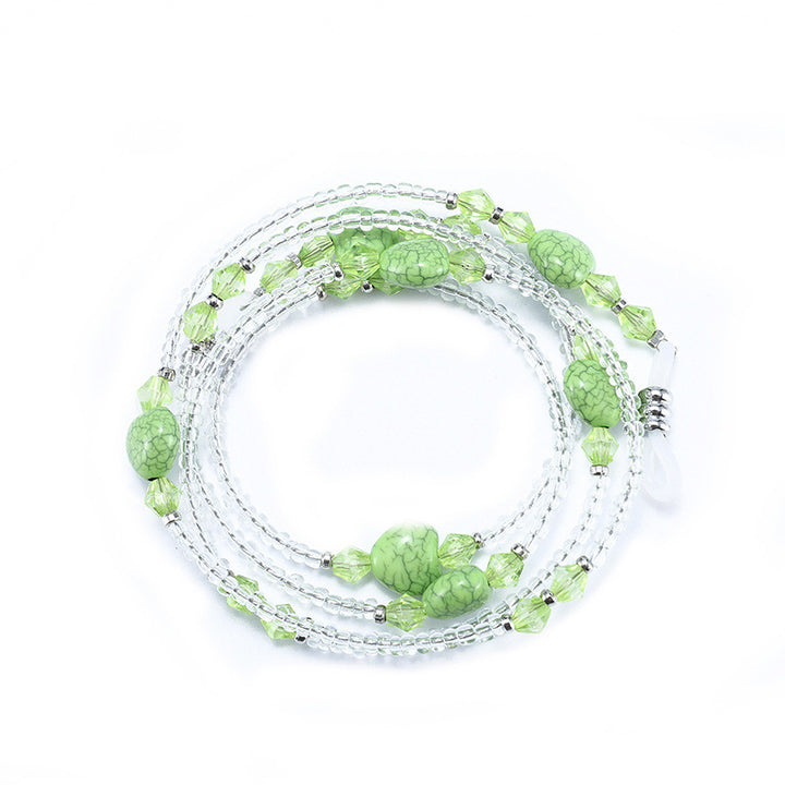 Elegant Beaded Eyewear Chain Bowlift