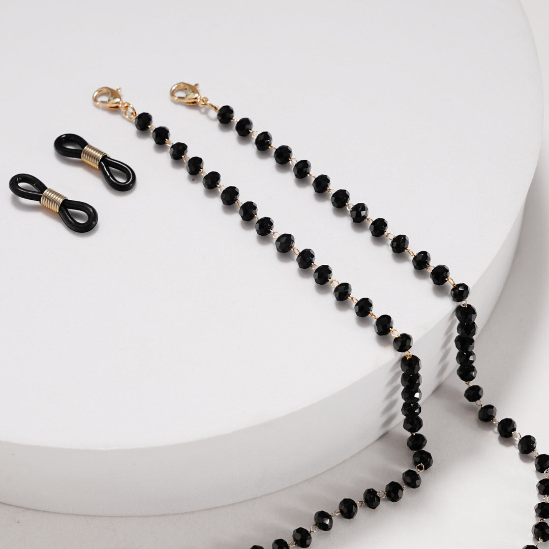 Elegant Beaded Eyewear Necklace Bowlift