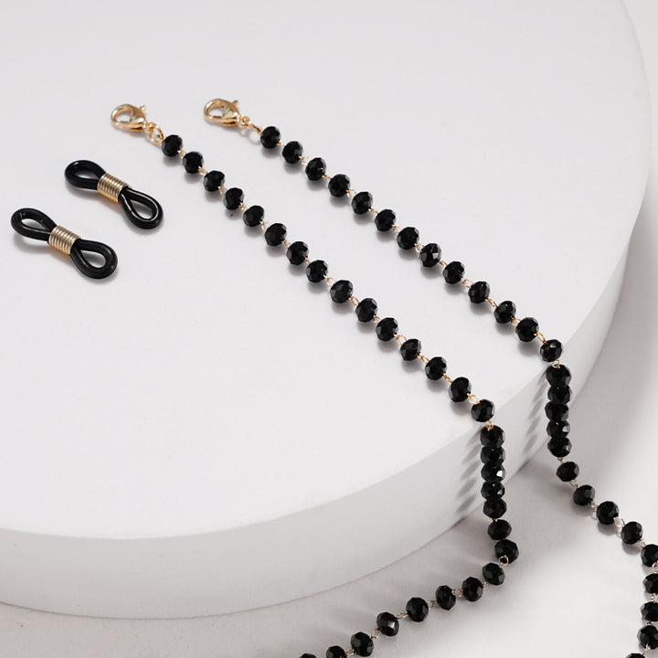 Elegant Beaded Eyewear Necklace Bowlift