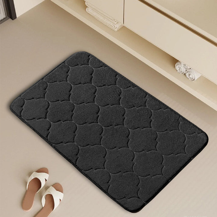 Soft Plush Memory Foam Bath Rug Bowlift