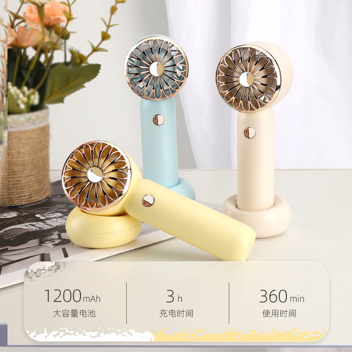 Women's portable mini fan with extraordinary fan design Bowlift