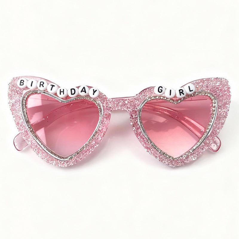 Heart-Shaped Celebration Sunglasses Bowlift