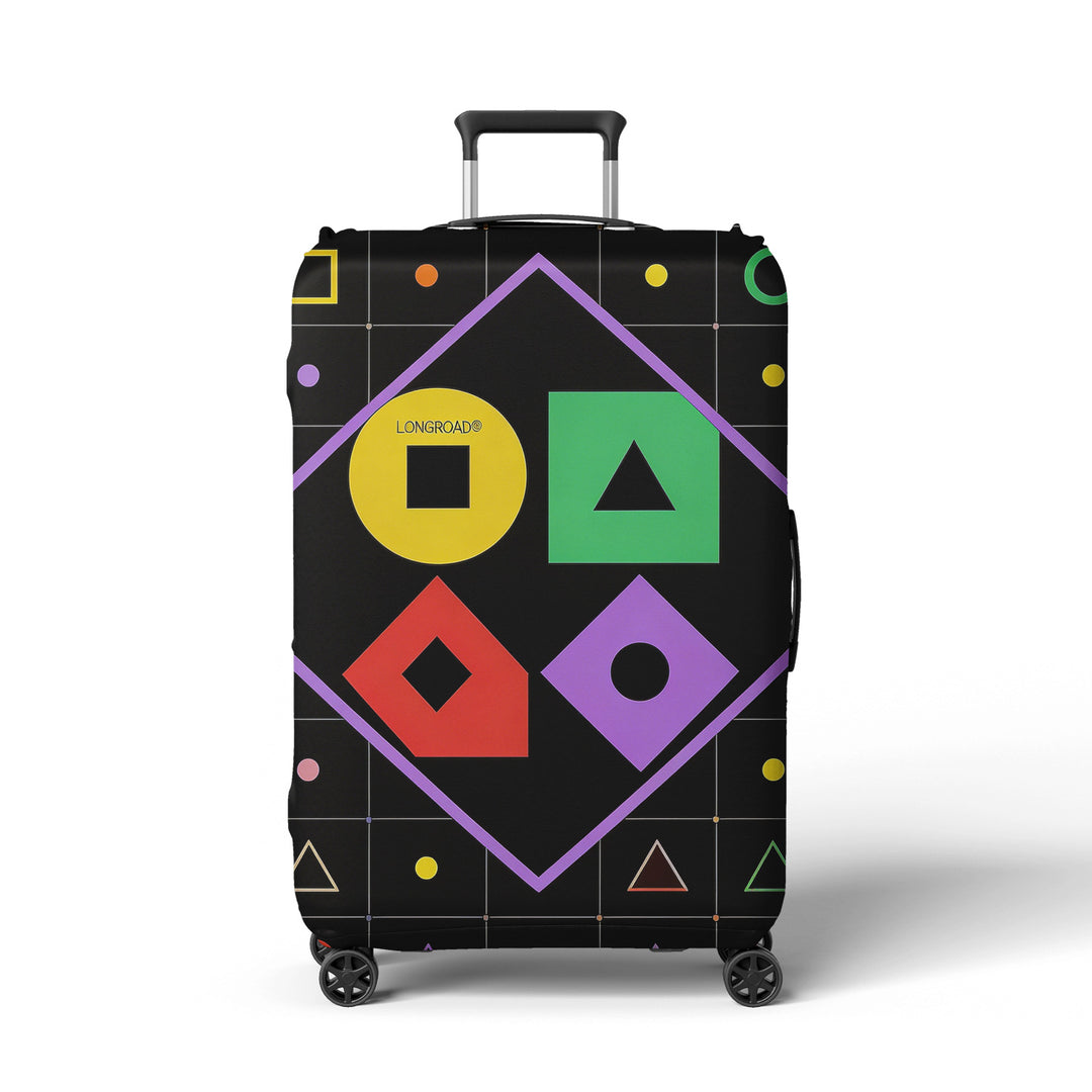 Ladies Luggage Protection with Modern Geometric Design Bowlift