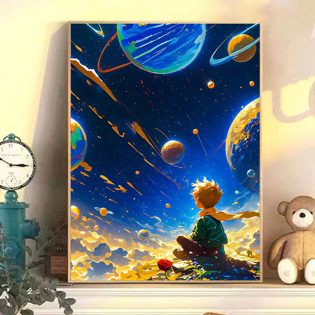 Whimsical Character Canvas Art Print Bowlift