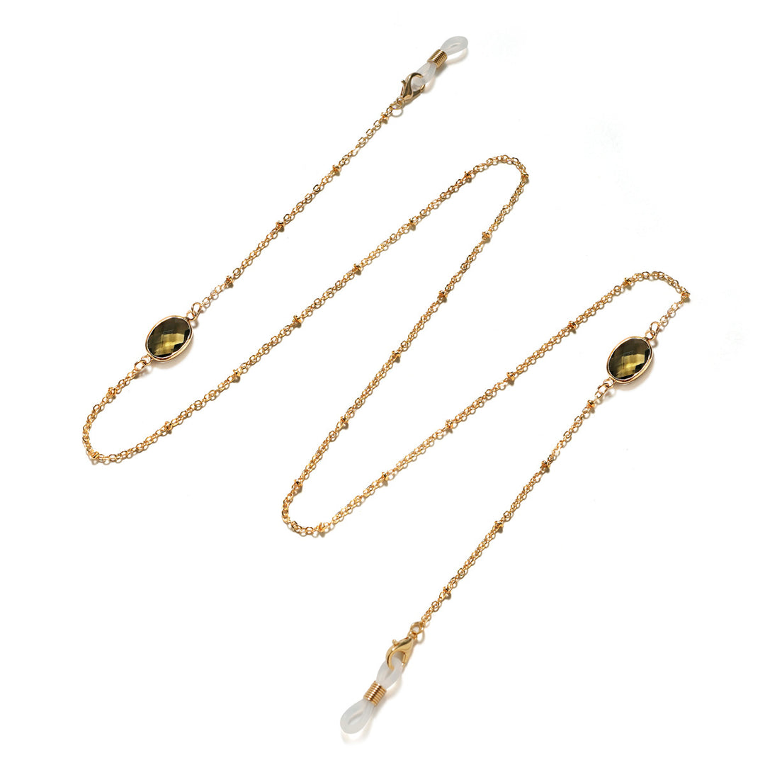 Elegant Gemstone-Embellished Eyewear Holder Bowlift