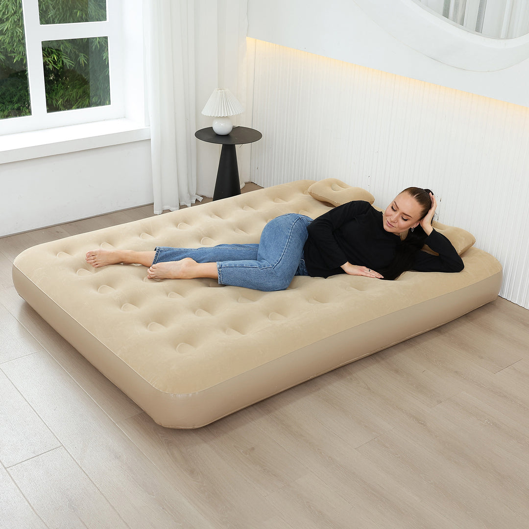 Women's Automatic Inflatable Bed with Integrated Pump Bowlift