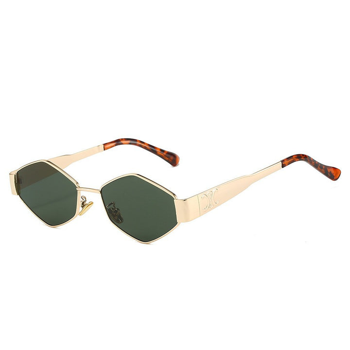 Elegant Angular Shield Sunglasses
