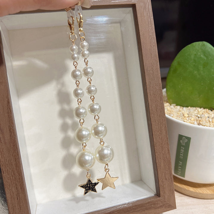 Glamorous Long Pearl Drop Earrings Bowlift