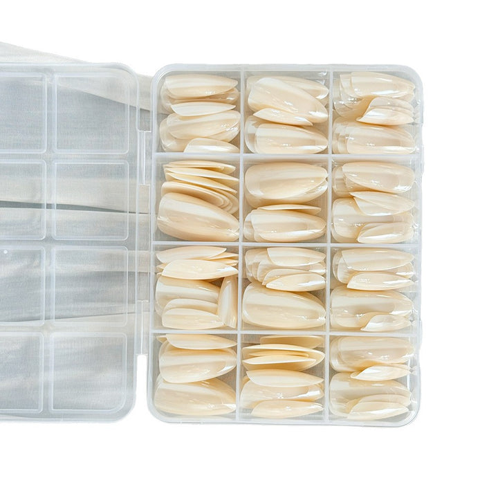 Premium Clear Press-On Nail Tips Collection Bowlift