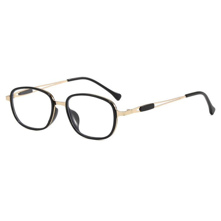 Fashionable sunglasses with square frame and slim metal frame Bowlift